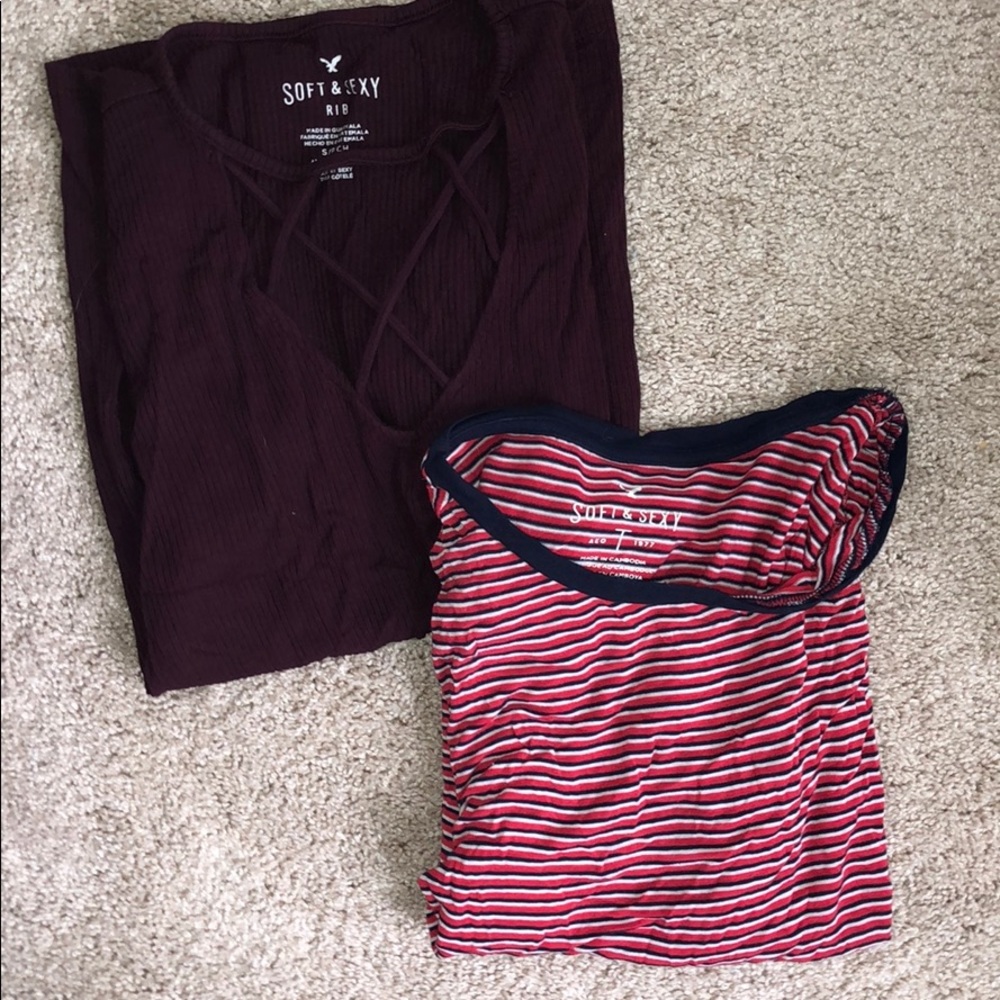 American Eagle 2 t-shirt bundle